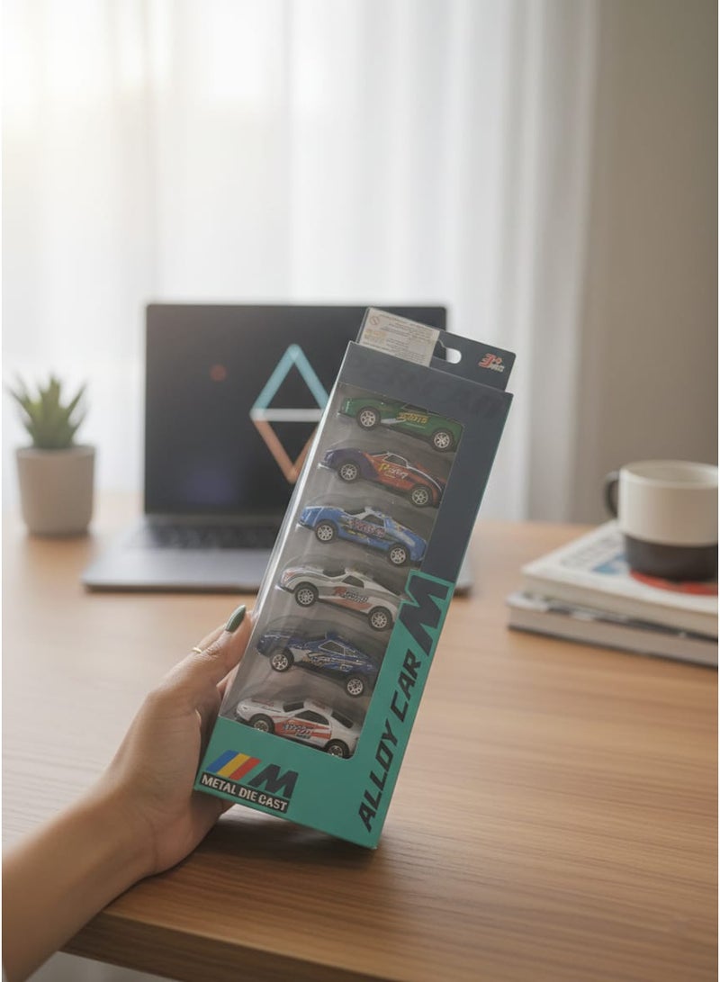 مجموعة ألعاب عربيات صغيرة للأطفال – 6 قطع - Image 2